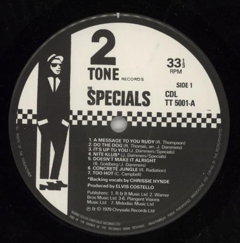 The Specials Specials - 1st vinyl LP album (LP record) UK SPELPSP180184