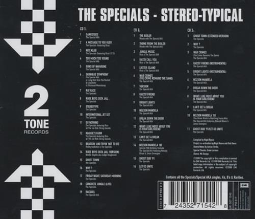 The Specials Stereo-typical 3-CD album set (Triple CD) UK SPE3CST163623