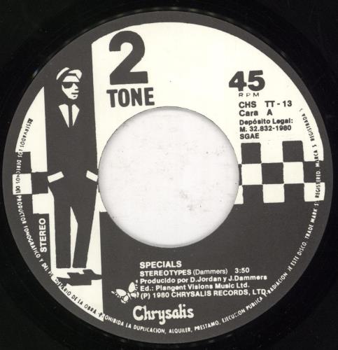 The Specials Stereotype - VG 7" vinyl single (7 inch record / 45) Spanish SPE07ST731769