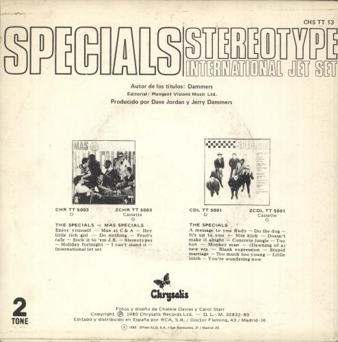 The Specials Stereotype - VG 7" vinyl single (7 inch record / 45) Spanish SPE07ST731769