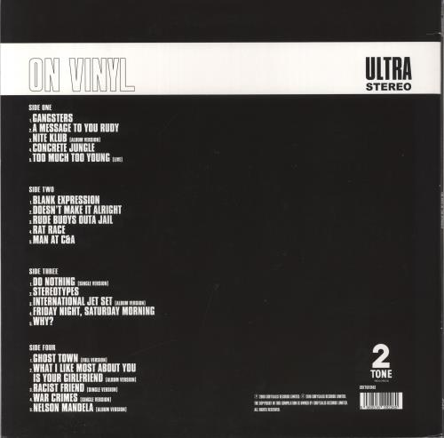 The Specials The Best Of The Specials - 180gm Vinyl 2-LP vinyl record set (Double LP Album) UK SPE2LTH830287