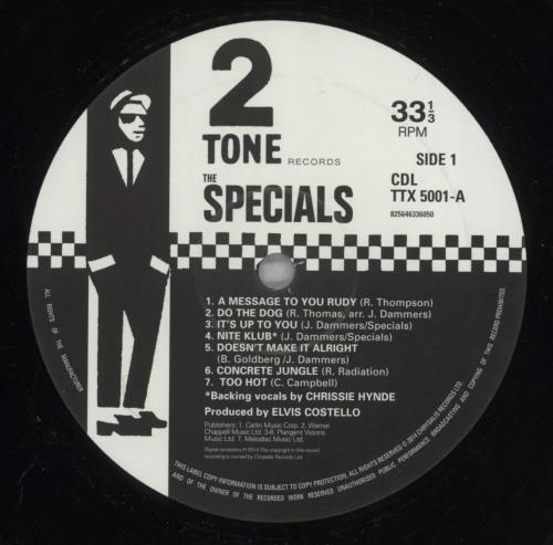 The Specials The Specials - 180gm vinyl LP album (LP record) UK SPELPTH837784