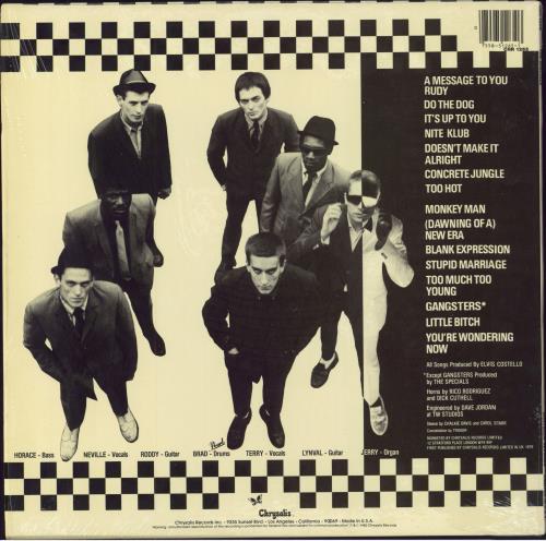 The Specials The Specials - shrink vinyl LP album (LP record) US SPELPTH797600