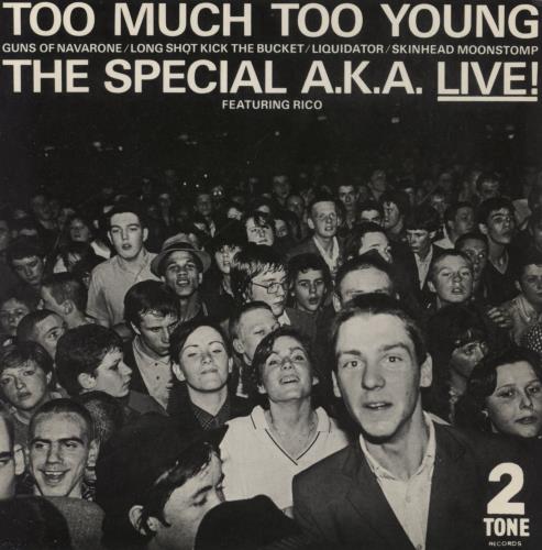 The Specials Too Much Too Young EP 7" vinyl single (7 inch record / 45) UK SPE07TO52326