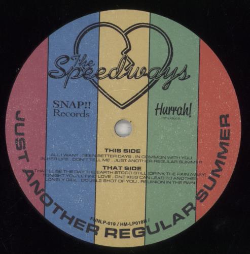 The Speedways Just Another Regular Summer vinyl LP album (LP record) Spanish 8LHLPJU855247