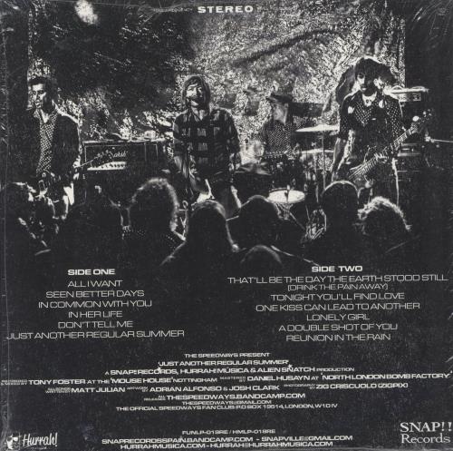 The Speedways Just Another Regular Summer vinyl LP album (LP record) Spanish 8LHLPJU855247