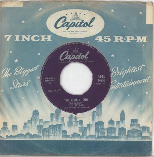 The Spirals The Rockin' Cow - NOC 7" vinyl single (7 inch record / 45) UK ZMY07TH718286
