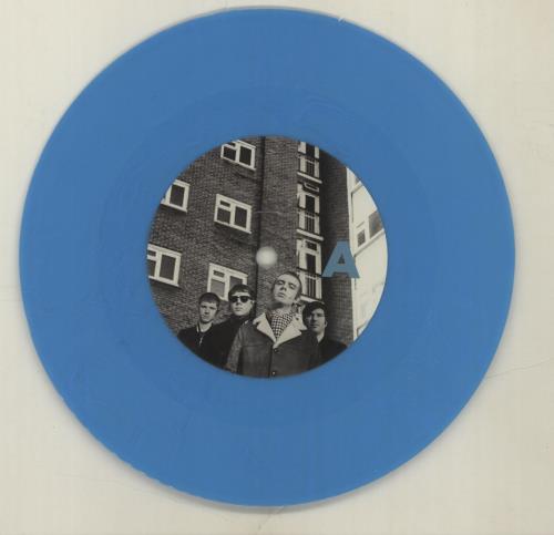 The Spitfires Move On - Blue vinyl 7" vinyl single (7 inch record / 45) UK YM607MO686732