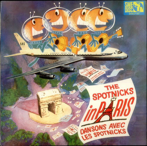 The Spotnicks In Paris - Dansons Avec Les Spotnicks vinyl LP album (LP record) Swedish PTKLPIN545167