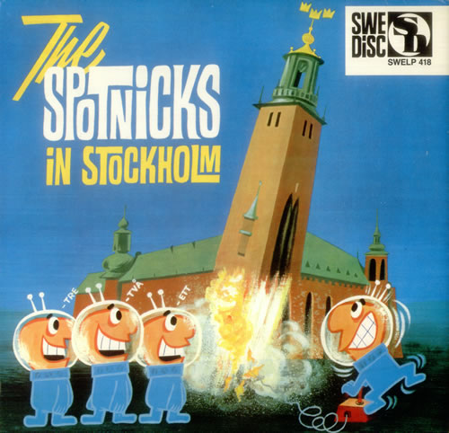 The Spotnicks In Stockholm vinyl LP album (LP record) Swedish PTKLPIN544608