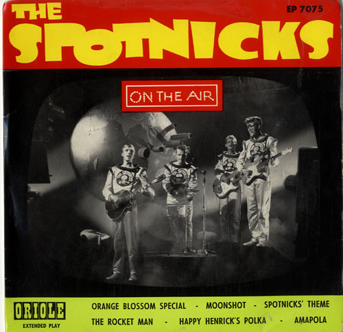 The Spotnicks On The Air EP 7" vinyl single (7 inch record / 45) UK PTK07ON603543