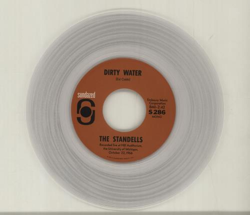The Standells Dirty Water / Twitchin' - RSD14 - Clear Vinyl 7" vinyl single (7 inch record / 45) US TSL07DI683404