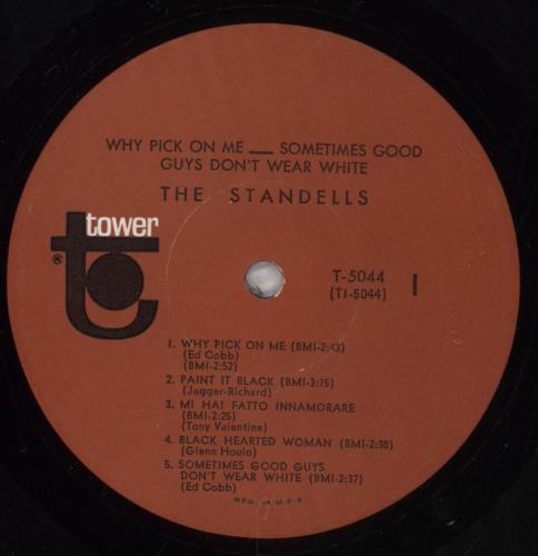 The Standells Why Pick On Me - Mono - VG vinyl LP album (LP record) US TSLLPWH846392