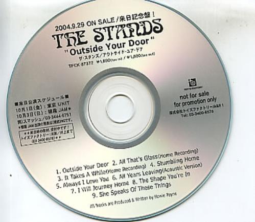 The Stands Outside Your Door CD-R acetate Japanese T\DCROU309273