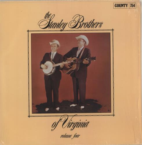 The Stanley Brothers The Stanley Brothers Of Virginia: Volume Four + Shrink vinyl LP album (LP record) US T79LPTH744631