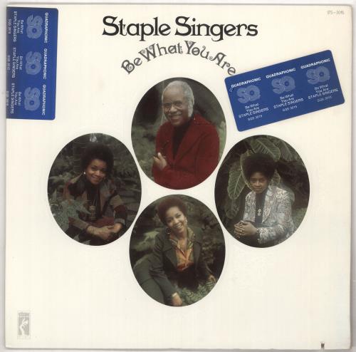The Staple Singers Be What You Are - Quad vinyl LP album (LP record) US SS4LPBE733094