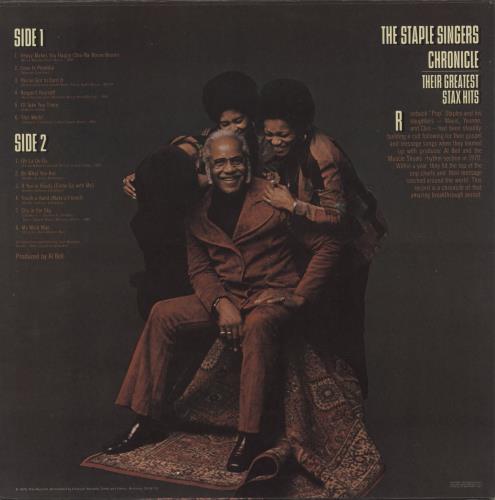 The Staple Singers Chronicle vinyl LP album (LP record) US SS4LPCH889422