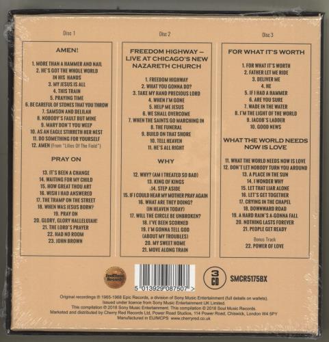 The Staple Singers For What It's Worth: The Complete Epic Recordings 1964-1968 3-CD album set (Triple CD) UK SS43CFO716961