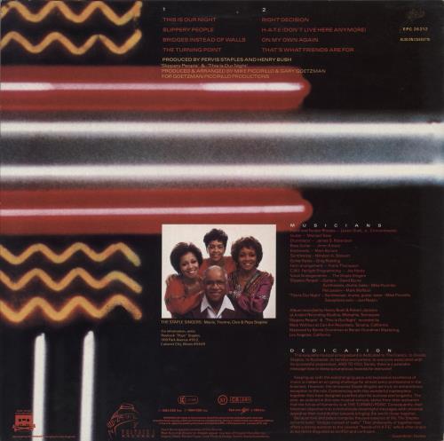 The Staple Singers Turning Point vinyl LP album (LP record) UK SS4LPTU292653