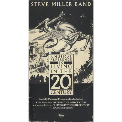 The Steve Miller Band A Musical Reference To Living In The 20th Century Cassette Box US SBMXCAM49887