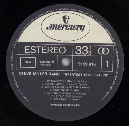 The Steve Miller Band Greatest Hits 1974-78 - EX vinyl LP album (LP record) UK SBMLPGR300122