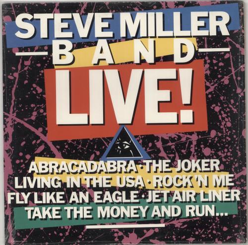 The Steve Miller Band Live! vinyl LP album (LP record) US SBMLPLI724582