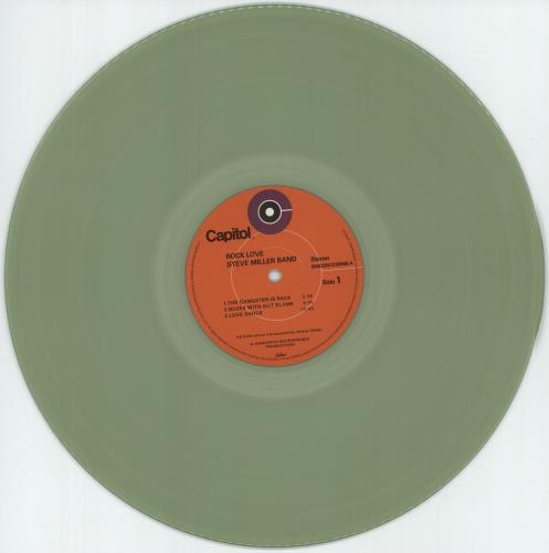 The Steve Miller Band Rock Love - Light Green Vinyl + Opened Shrink vinyl LP album (LP record) UK SBMLPRO875715
