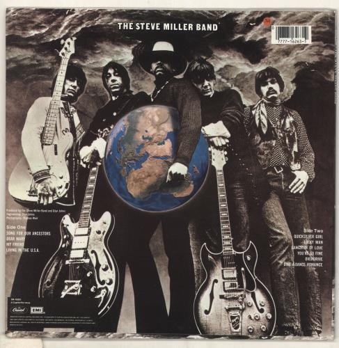 The Steve Miller Band Sailor vinyl LP album (LP record) US SBMLPSA733642