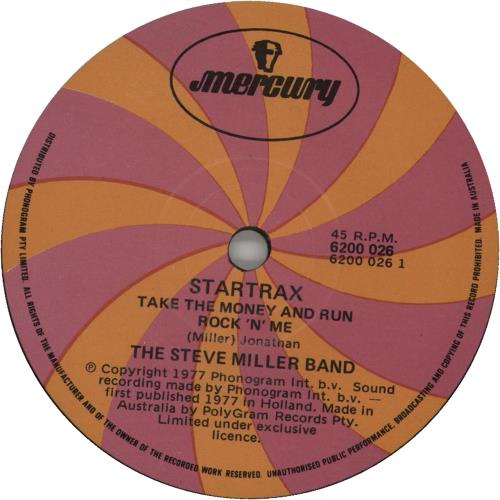 The Steve Miller Band Star Trax 7" vinyl single (7 inch record / 45) Australian SBM07ST661612