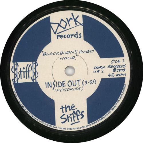 The Stiffs Inside Out - 1st 7" vinyl single (7 inch record / 45) UK S-F07IN732067