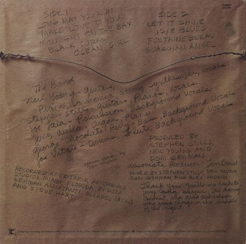 The Stills-Young Band Long May You Run - 1st vinyl LP album (LP record) UK SYOLPLO132222