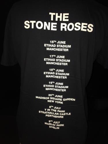 The Stone Roses 2016 Tour - Black/Large t-shirt UK STOTSTO671954