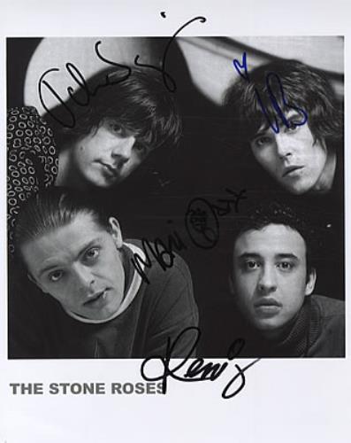 The Stone Roses Autographed Publicity Photo photograph UK STOPHAU327357