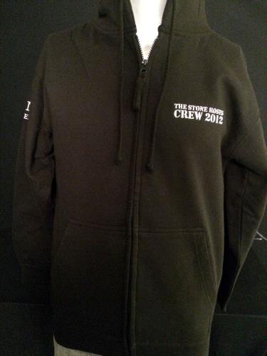 The Stone Roses Crew 2012 / S.J.M. Concerts - Black Hoodie/Medium t-shirt UK STOTSCR672022