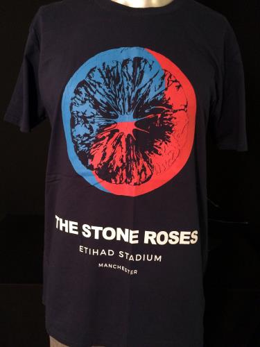 The Stone Roses Etihad Stadium 2016 - Blue/Large t-shirt UK STOTSET671949