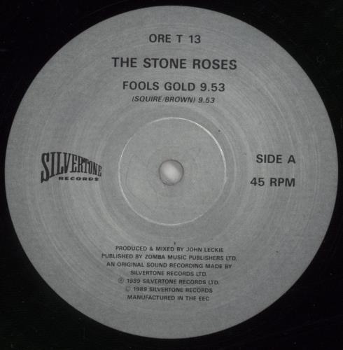 The Stone Roses Fools Gold - 2nd - EX 12" vinyl single (12 inch record / Maxi-single) UK STO12FO317619