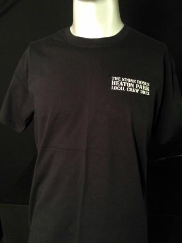 The Stone Roses Heaton Park Local Crew 2012 - Black/Medium t-shirt UK STOTSHE672010