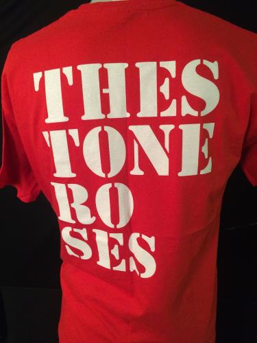 The Stone Roses Heaton Park Local Crew 2012 - Red/Large t-shirt UK STOTSHE672007