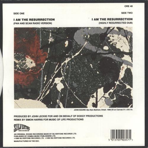 The Stone Roses I Am The Resurrection 7" vinyl single (7 inch record / 45) UK STO07IA232569