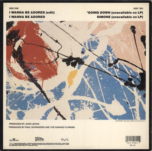 The Stone Roses I Wanna Be Adored - Brown translucent vinyl 12" vinyl single (12 inch record / Maxi-single) US STO12IW779491