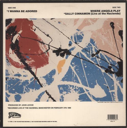 The Stone Roses I Wanna Be Adored - VG 12" vinyl single (12 inch record / Maxi-single) UK STO12IW881352