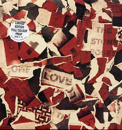 The Stone Roses One Love + Print - Stickered sleeve 12" vinyl single (12 inch record / Maxi-single) UK STO12ON55519