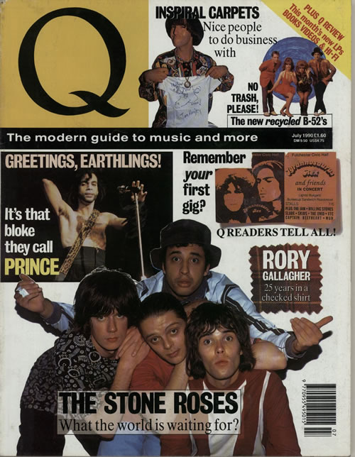 The Stone Roses Q - July 1990 magazine UK STOMAQJ642673