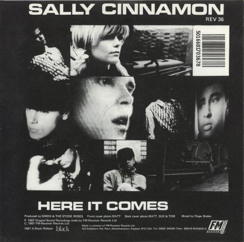 The Stone Roses Sally Cinnamon - EX 7" vinyl single (7 inch record / 45) UK STO07SA864974