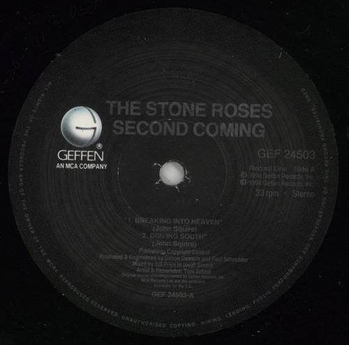 The Stone Roses Second Coming - EX 2-LP vinyl record set (Double LP Album) UK STO2LSE552560