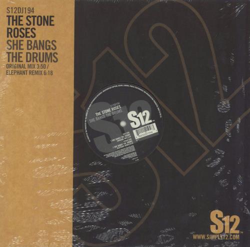 The Stone Roses She Bangs The Drums 12" vinyl single (12 inch record / Maxi-single) UK STO12SH821313