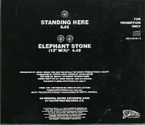 The Stone Roses Standing Here CD single (CD5 / 5") US STOC5ST103323