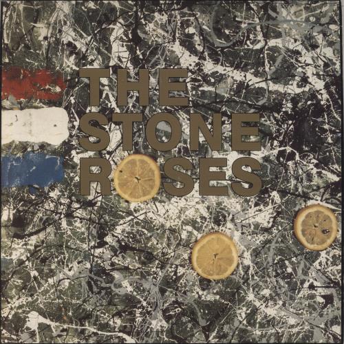 The Stone Roses The Stone Roses - 1st - John Squire print label- VG vinyl LP album (LP record) UK STOLPTH784544