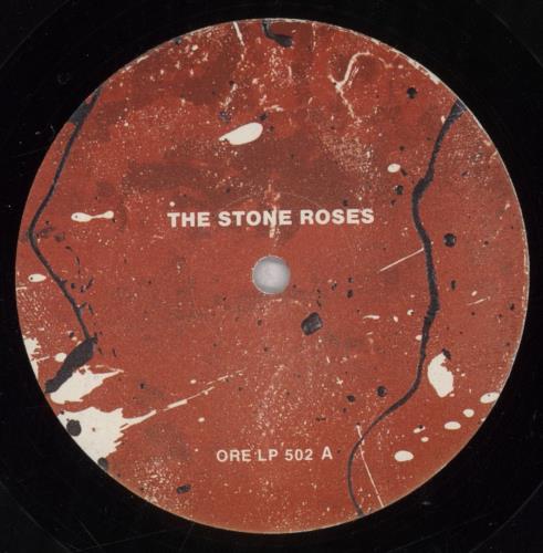 The Stone Roses The Stone Roses - 1st - John Squire print label- VG vinyl LP album (LP record) UK STOLPTH784544