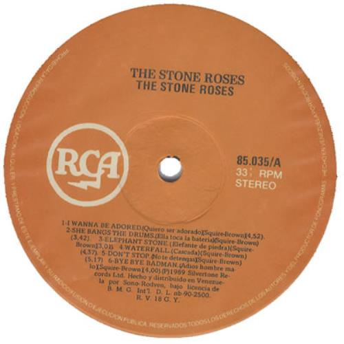 The Stone Roses The Stone Roses vinyl LP album (LP record) Venezuelan STOLPTH327223